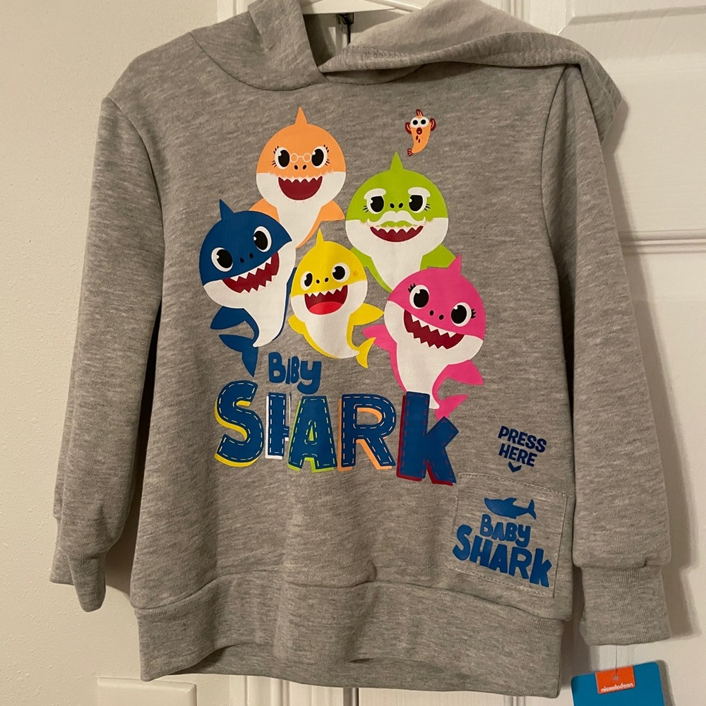 Baby Shark singing sweatshirt